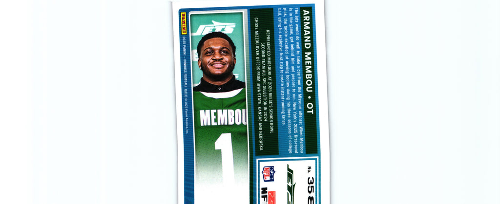 Armand Membou 2025 PRESS PROOF RED Donruss #358 RC