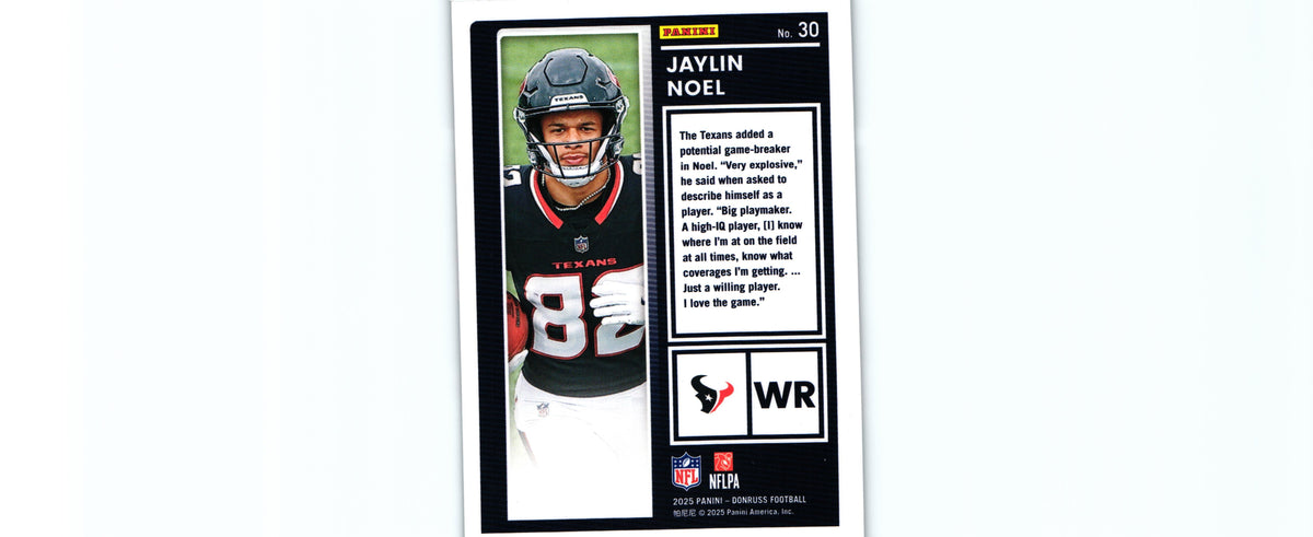 Jaylin Noel 2025 Donruss #30 RC