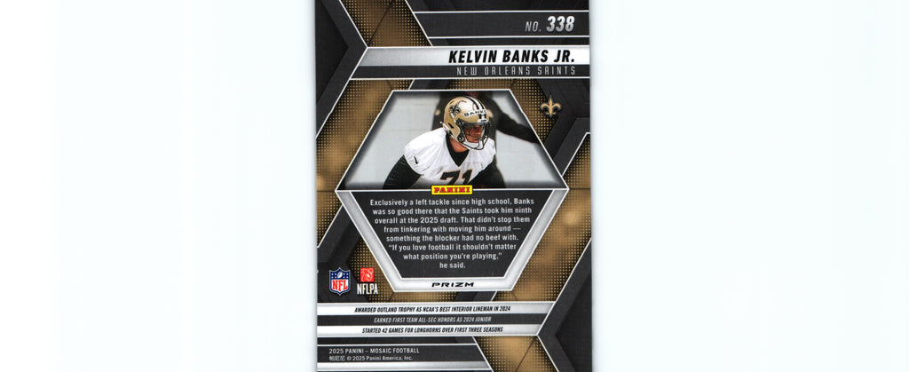 Kelvin Banks 2025 SILVER Mosaic #338 RC