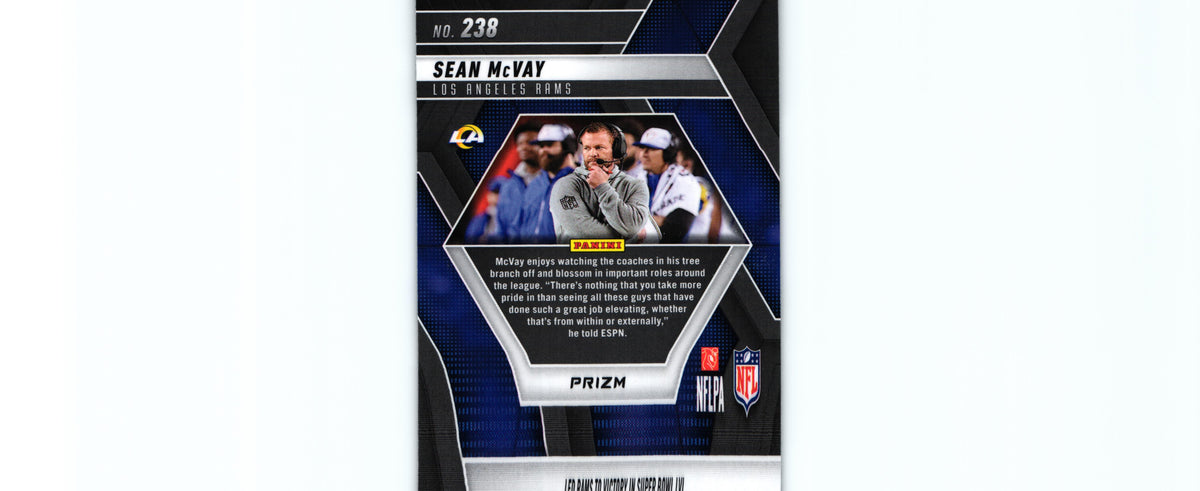 Sean McVay 2025 SILVER Mosaic #238