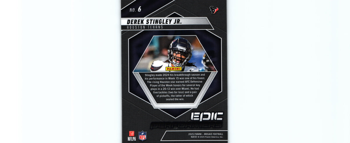 Derek Stingley 2025 Mosaic #6