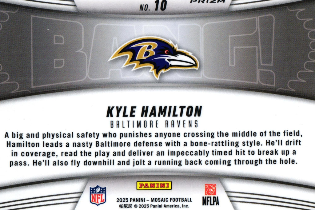 Kyle Hamilton 2025 GREEN Mosaic #10