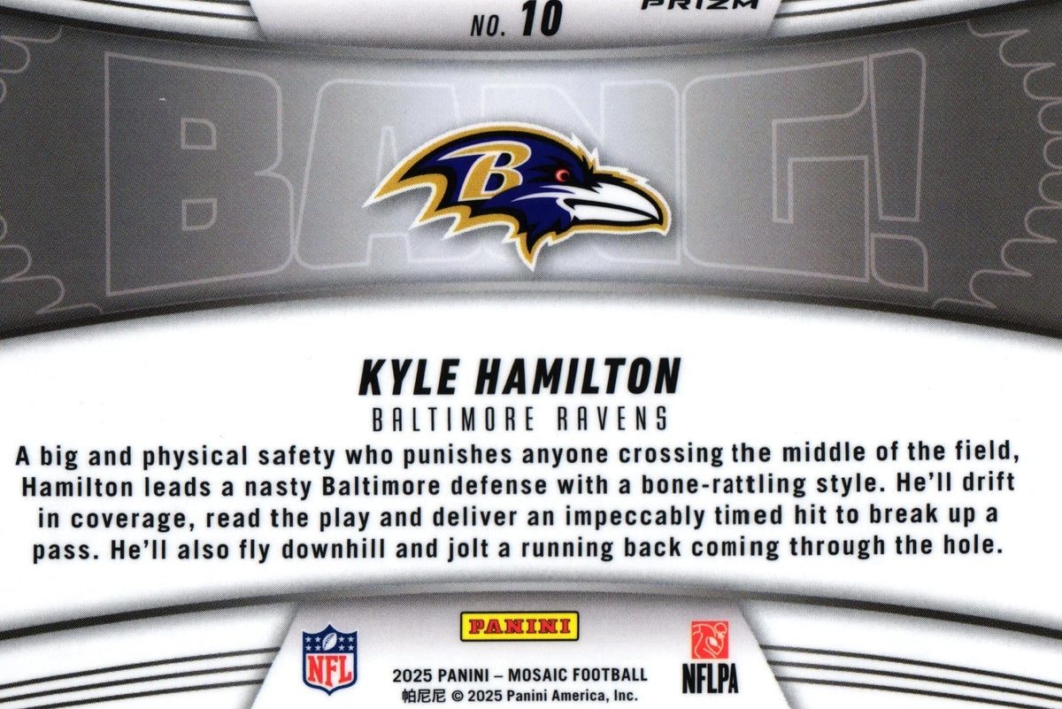 Kyle Hamilton 2025 GREEN Mosaic #10