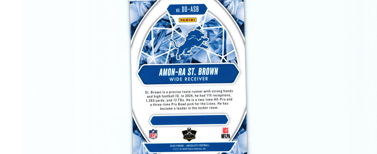 Amon-Ra St. Brown 2025 Absolute DD-ASB