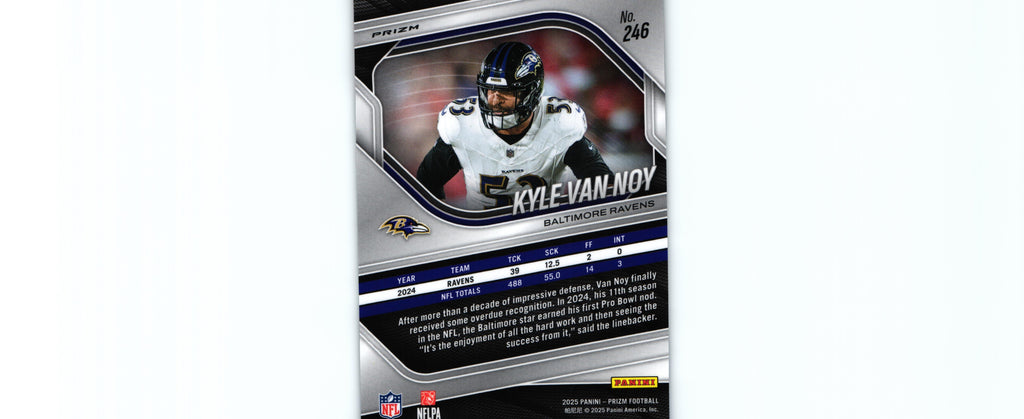 Kyle van Noy 2025 RED WHITE&BLUE Prizm #246