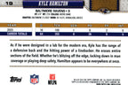 Kyle Hamilton 2026 AQUA Topps #19