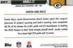 Green Bay Packers "Combo Card" 2026 Topps #297