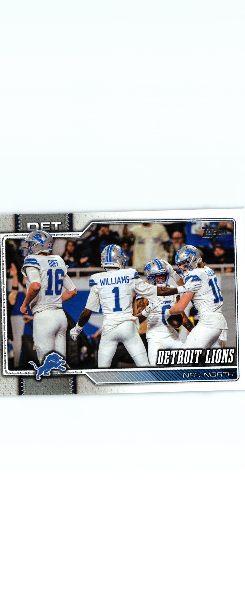 Detroit Lions "Team Card" 2026 Topps #273