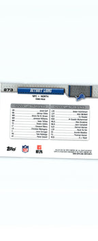 Detroit Lions "Team Card" 2026 Topps #273