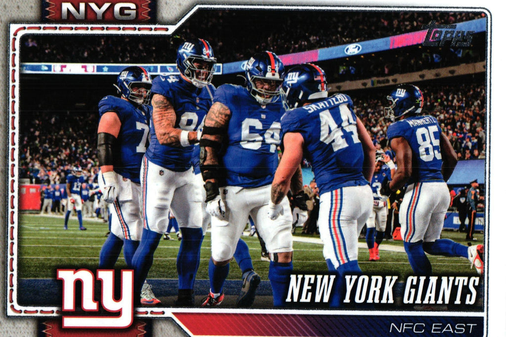 New York Giants "Team Card" 2026 Topps #275