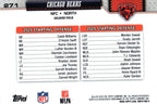 Chicago Bears "Team Card" 2026 Topps #271