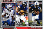 Cook/Henry/Taylor 2026 Topps #286 " Rushing Leaders AFC"