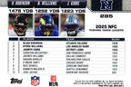 Robinson/Williams/Gibbs 2026 Topps #285 "Rushing Leaders NFC"
