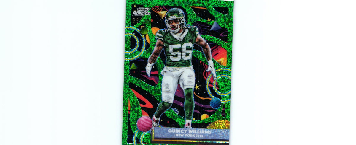Quincy Williams 2025 GREEN SPACE DUST REFRACTOR Topps #77 /75