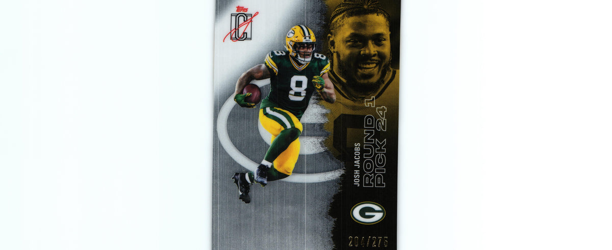 Josh Jacobs 2025 SILVER REFRACTOR CHROME Topps #22 /275