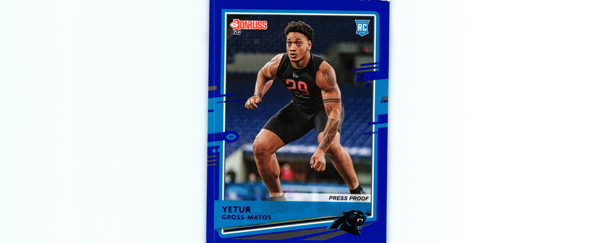 Yetur Gross-Matos 2020 PRESS PROOF BLUE Donruss #263 RC