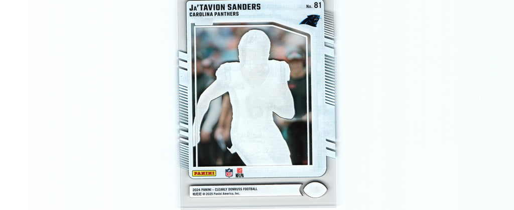 Ja'Tavion Sanders 2024 Clearly Donruss #81 RC