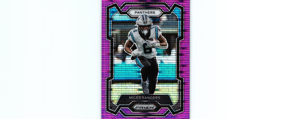 Miles Sanders 2023 NEON PURPLE PULSAR Prizm #44