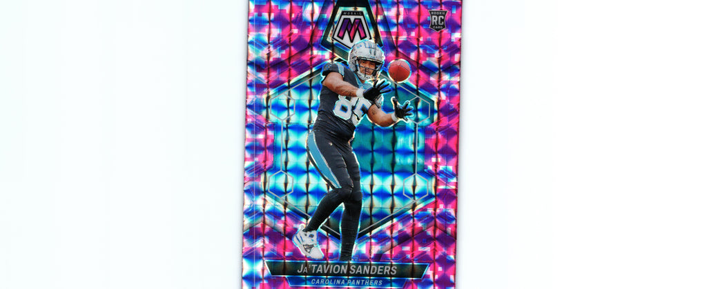 Ja'Tavion Sanders 2024 CAMO PINK Mosaic #377 RC