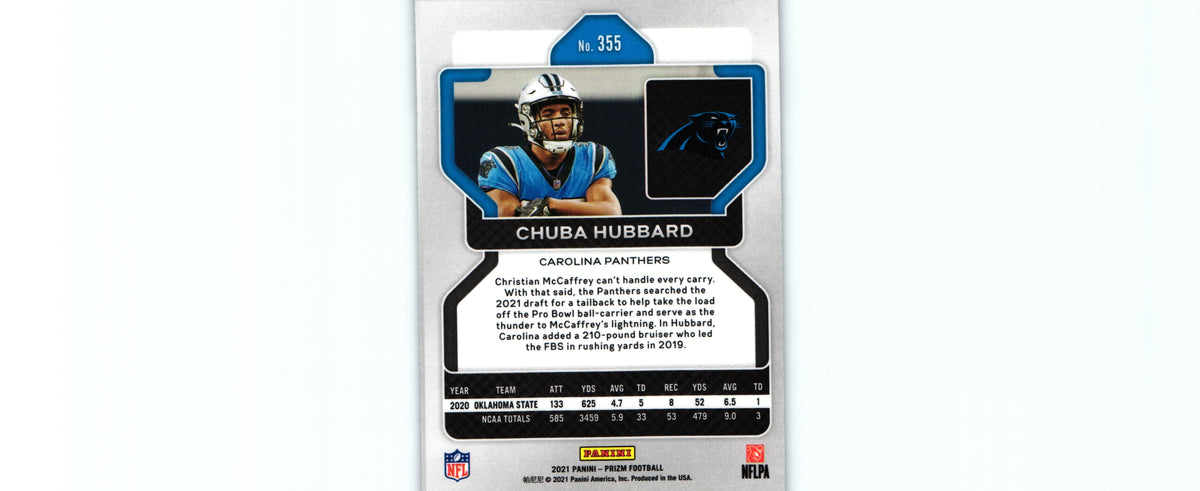 Chuba Hubbard 2021 Prizm #355 RC