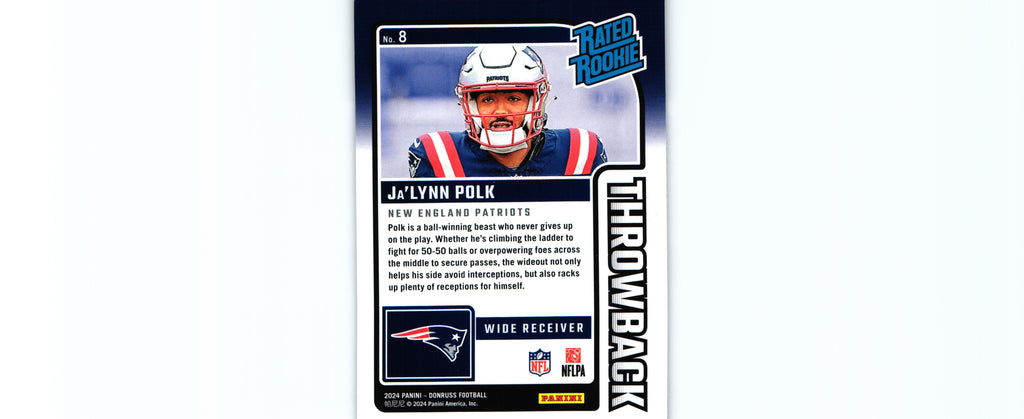 Ja'Lynn Polk 2024 Donruss #8 RC