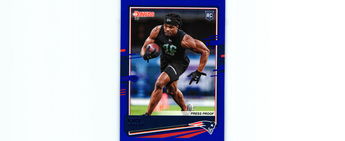 Kyle Dugger 2020 PRESS PROOF BLUE Donruss #290 RC