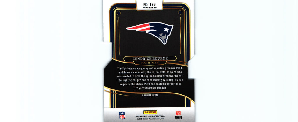 Kendrick Bourne 2024 SILVER DIE CUT Select #176