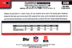 TreVeyon Henderson 2025 RAY WAVE Topps #328 RC