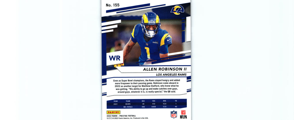 Allen Robinson 2022 RED Prestige #155 /449