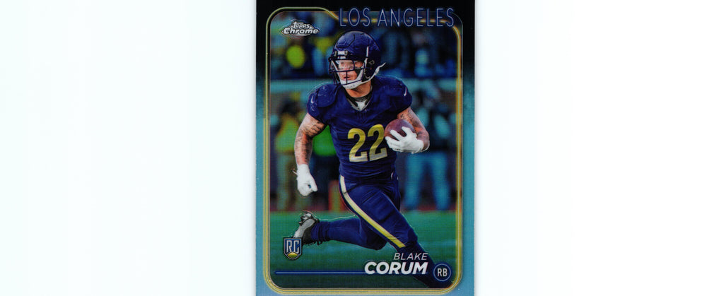Blake Corum 2024 REFRACTOR Topps #219 RC