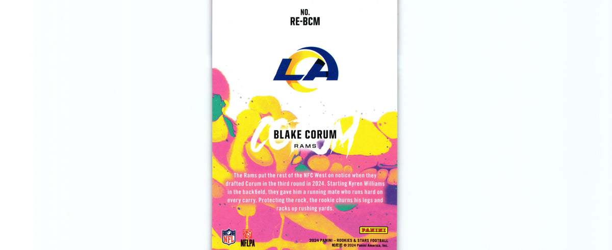 Blake Corum 2024 Rookies&Stars RE-BCM RC
