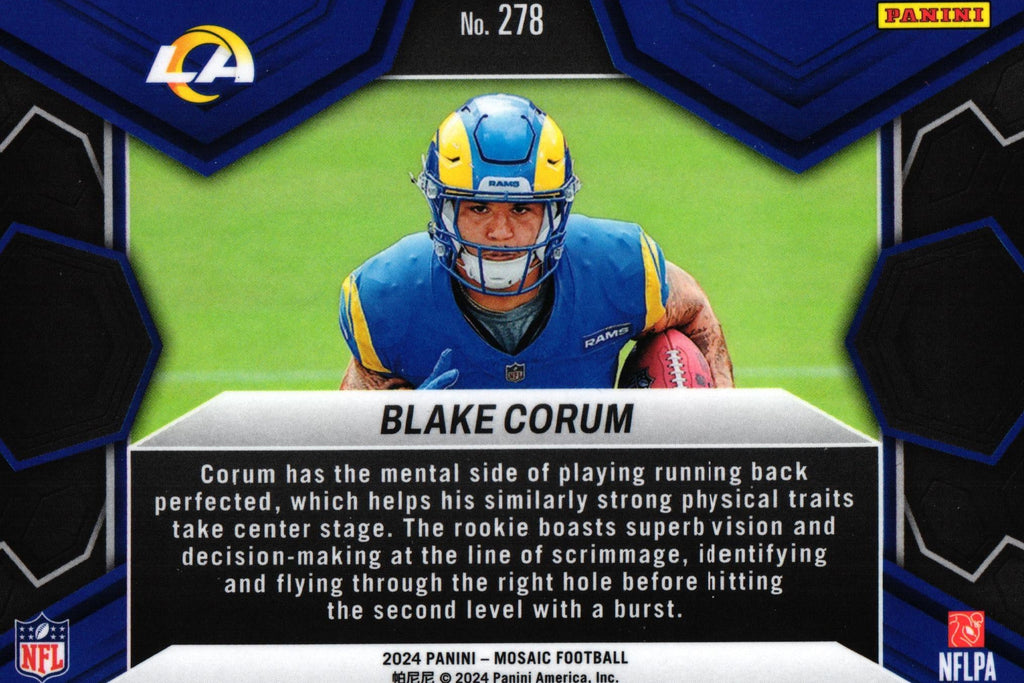 Blake Corum 2024 Mosaic #278 RC