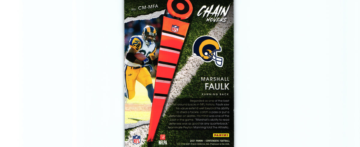 Marshall Faulk 2021 Contenders CM-MFA