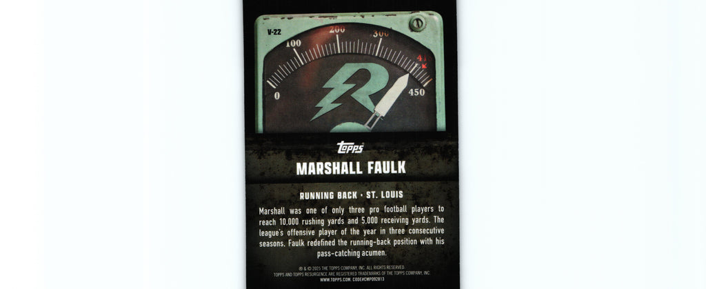 Marshall Faulk 2024 Topps V-22