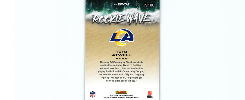 Tutu Atwell 2021 Playoff RW-TAT RC