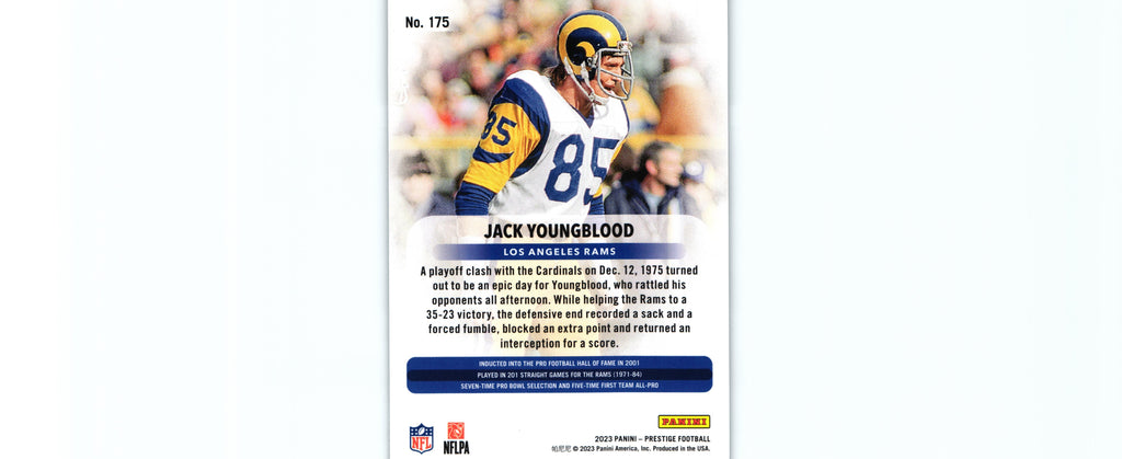 Jack Youngblood 2023 DIAMONDS Prestige #175
