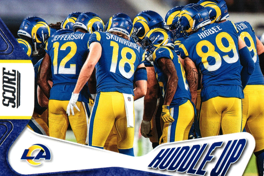 Los Angeles Rams 2022 Score #15 "Huddle Up"