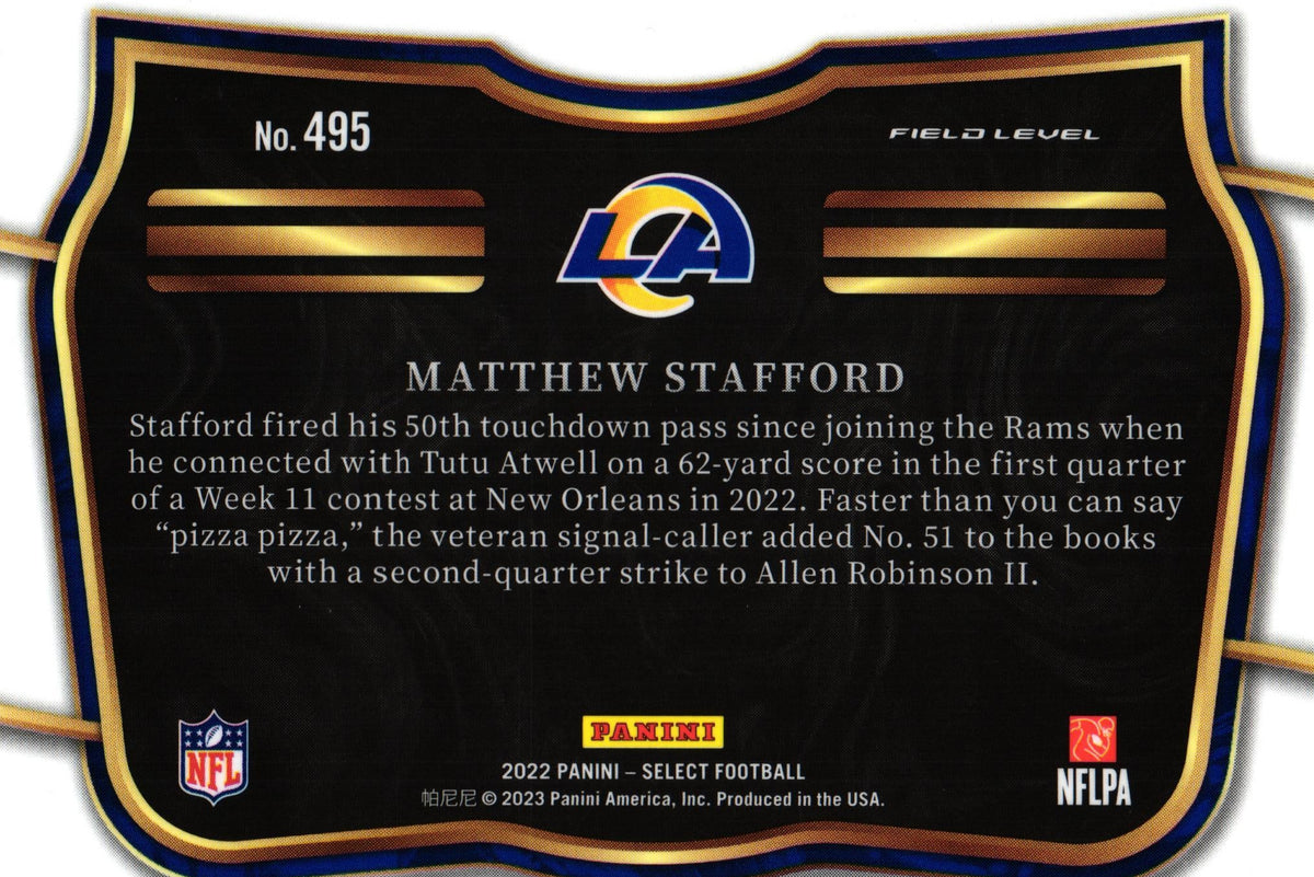 Matthew Stafford 2022 Select #495