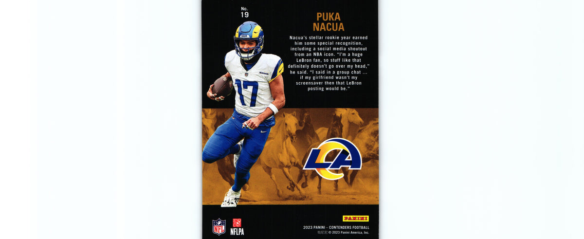Puca Nacua 2023 Contenders #19 RC
