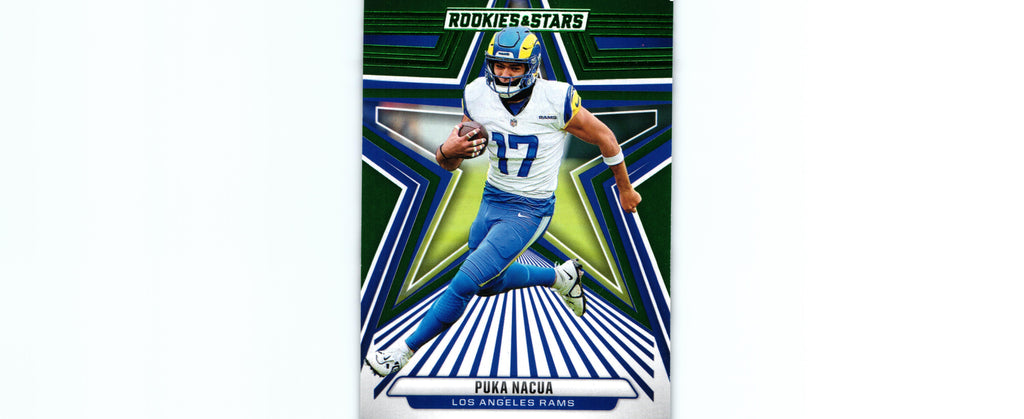 Puca Nacua 2024 GREEN Rookies&Stars #58