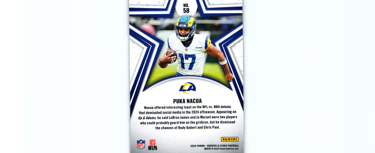 Puca Nacua 2024 GREEN Rookies&Stars #58