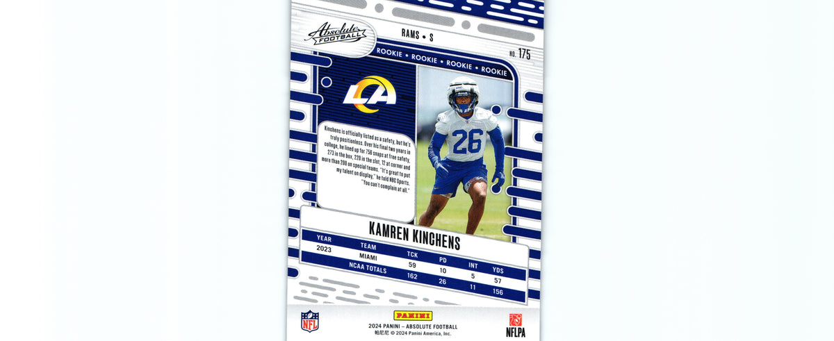 Kamren Kinchens 20024 BLUE Absolute #175 RC