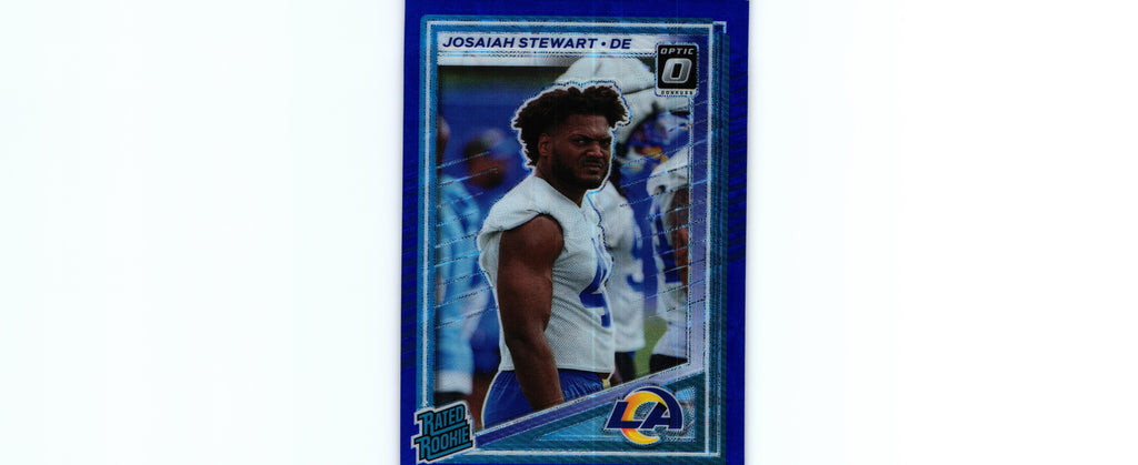 Josaiah Stewart 2025 BLUE SCOPE Donruss #376 RC