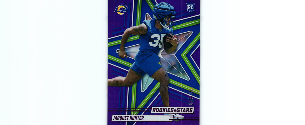 Jarquez Hunter 2025 PURPLE Rookies&Stars #136 /999 RC