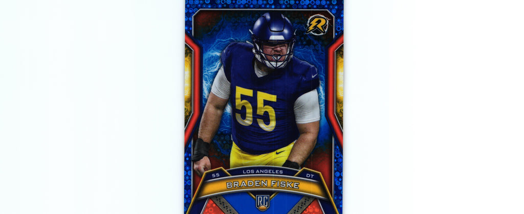 Braden Fiske 2024 BLUE&ORANGE SPARK Topps #153 RC