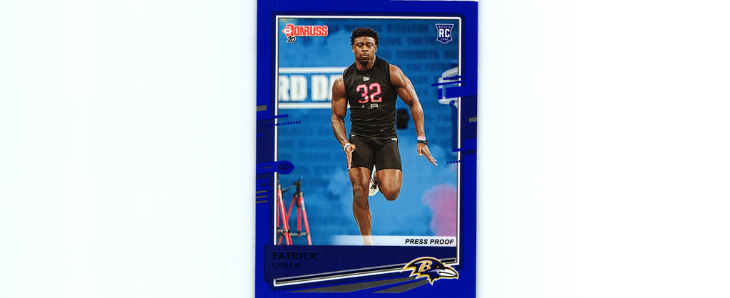 Patrick Queen 2020 PRESS PROOF BLUE Donruss #268 RC