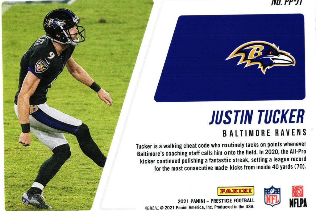 Justin Tucker 2021 Prestige PP-JT