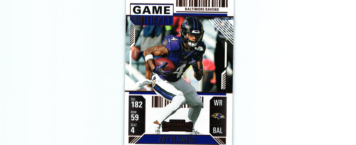 Zay Flowers 2024 BRONZE Contenders #8
