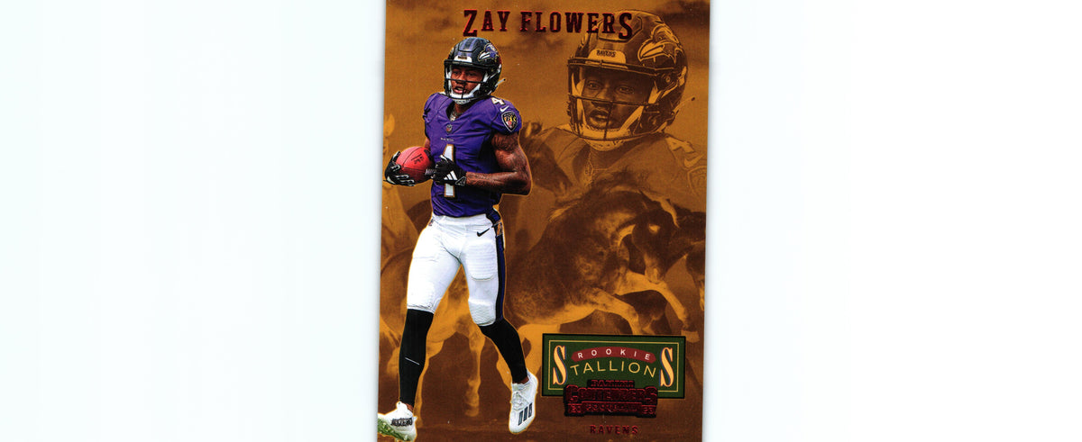 Zay Flowers 2023 RED Contenders #25 RC