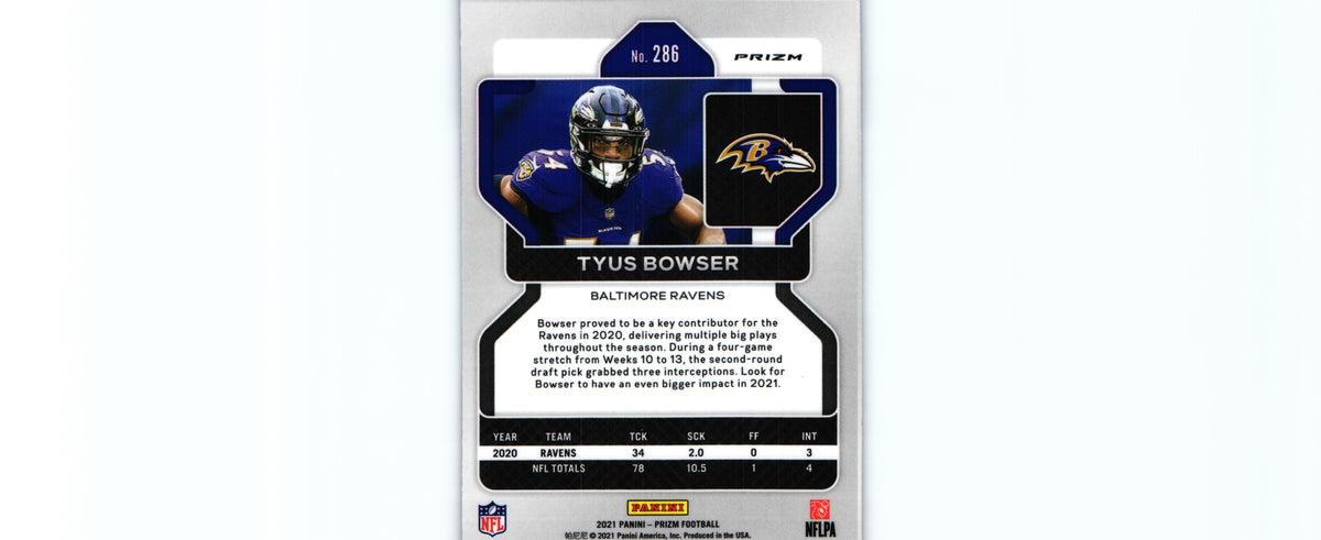 Bowser 2021 RED WHITE BLUE Prizm #286